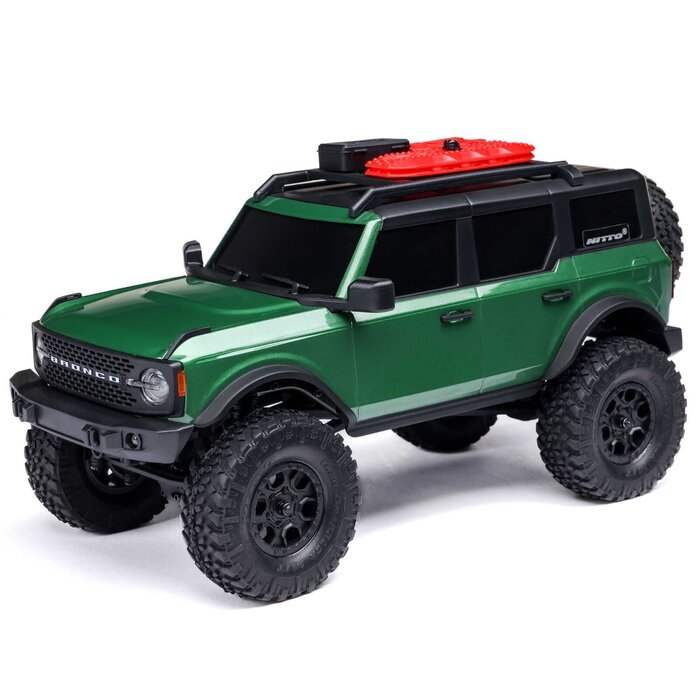 Axial AXI00006V2T5 - 1/24 SCX24 Ford Bronco 4X4 RTR Brushed Rock Crawler (Battery & Charger Included), Green
