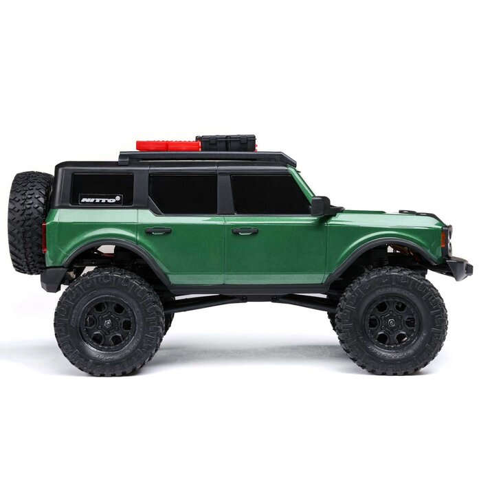 Axial AXI00006V2T5 - 1/24 SCX24 Ford Bronco 4X4 RTR Brushed Rock Crawler (Battery & Charger Included), Green