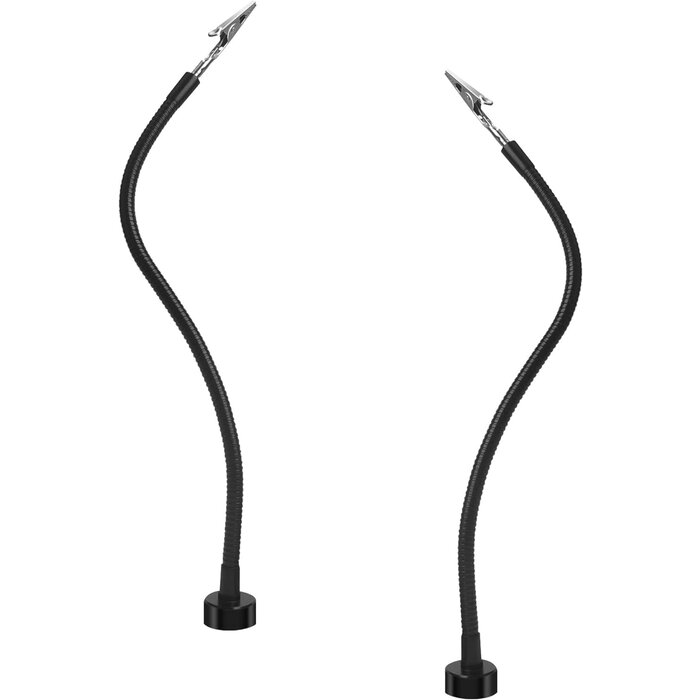 12IN-MAG-HANDS - Fstop Labs KOTTO 2 Pack Set 12 Inch Magnetic Flexible Gooseneck Metal with Alligator Clips for Helping Hands Third Hand Tool Automobile Electronics Soldering Jewelry Painting Art Crafts Hobby