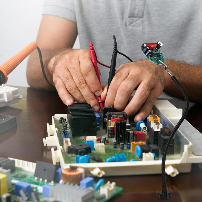 12IN-MAG-HANDS - Fstop Labs KOTTO 2 Pack Set 12 Inch Magnetic Flexible Gooseneck Metal with Alligator Clips for Helping Hands Third Hand Tool Automobile Electronics Soldering Jewelry Painting Art Crafts Hobby