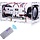 DIY-SPEAKER-KIT - MiOYOOW - DIY Ḅḷueṭooṭḥ-Compatible Speaker Kit with LED Flashing Light Soldering Project USB Mini Home Stereo Sound Amplifier DIY Electronic Kits for Soldering Practice School Education
