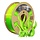 OVERTURE Silk Neon Green Filament PLA 1.75mm Clog-Free Shiny 3D Printer Filament, 1kg Spool (2.2lbs), Dimensional Accuracy +/- 0.02 mm, Fit Most FDM Printer