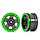 8180-GRN - Wheels, TRX-4® Sport 2.2 (Gray, Green Beadlock Style) (2)