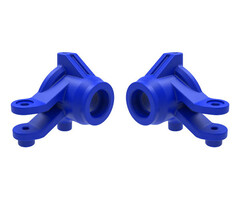 Traxxas 10736-BLUE - Steering Blocks, Left & Right, Mini Maxx®, Blue