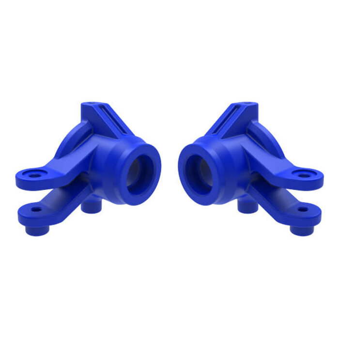 Traxxas 10736-BLUE - Steering Blocks, Left & Right, Mini Maxx®, Blue