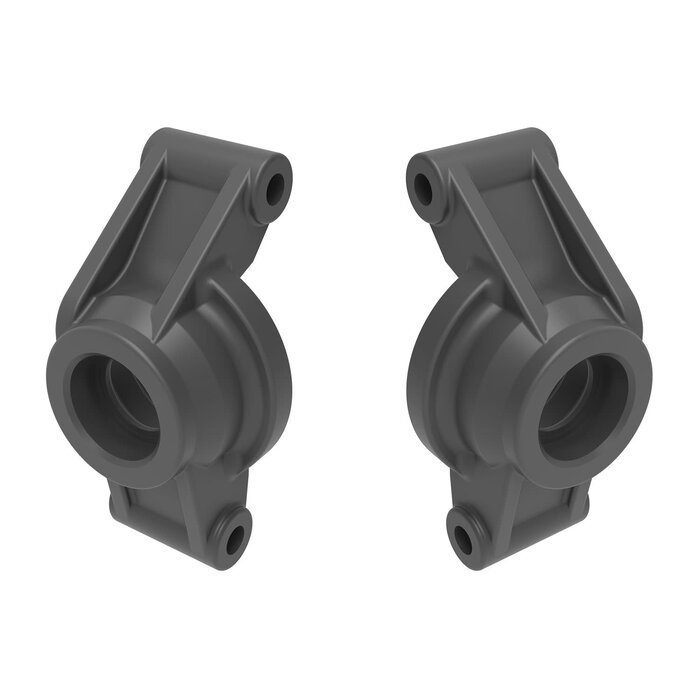 Traxxas 10752-GRAY - Carriers, Stub Axle (rear) (left & right) Gray, Mini Maxx®