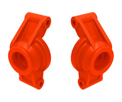 Traxxas 10752-RED - Carriers, Stub Axle (rear) (left & right) Red, Mini Maxx®