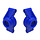 10752-BLUE - Carriers, Stub Axle (rear) (left & right) Blue, Mini Maxx®