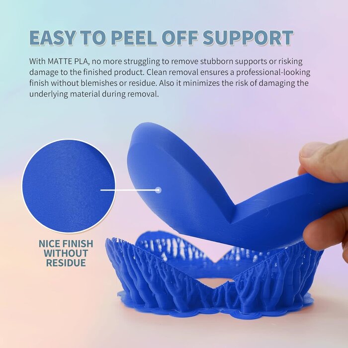 OVPLA-MATTE-LIGHT-BROWN - OVERTURE PLA Matte 3D Printer Filament 1.75mm, Matte PLA 1kg Cardboard Spool (2.2lbs), Dimensional Accuracy +/- 0.02 mm (Matte Light Brown)