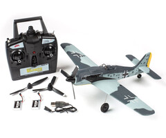 RageRC RGRA1308 - Focke-Wulf Fw 190 Micro RTF Airplane with PASS (Pilot Assist Stability Software) System