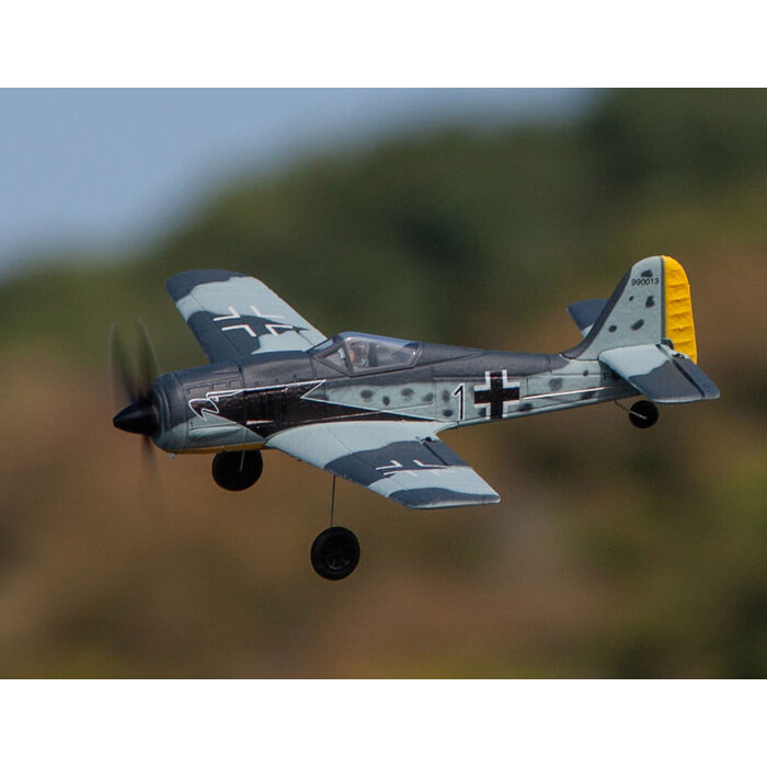 RageRC RGRA1308 - Focke-Wulf Fw 190 Micro RTF Airplane with PASS (Pilot Assist Stability Software) System