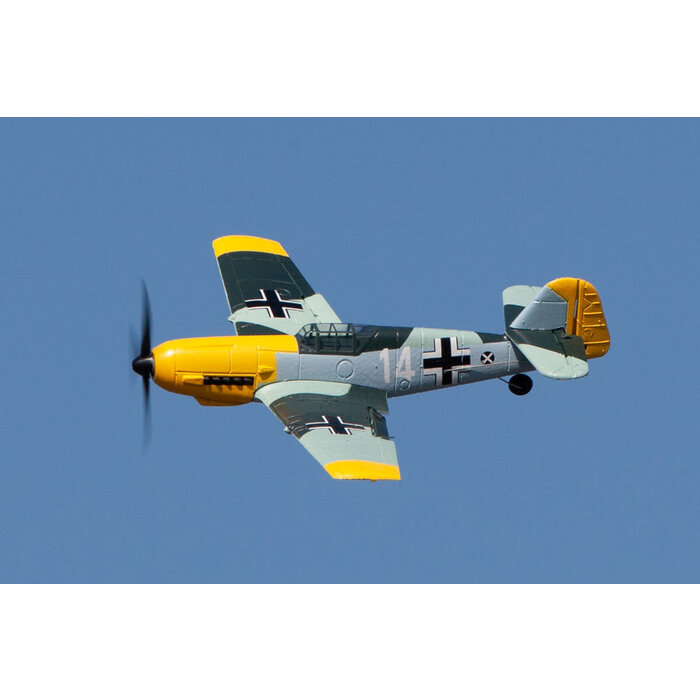 RageRC RGRA1304V2 - Messerschmitt Bf 109 Micro RTF Airplane with PASS (Pilot Assist Stability Software) System
