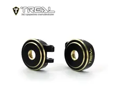 TREAL TR-BFSK-SET - TREAL Brass Front Steering Knuckles Set 18.6g/pc (2P) L&R Heavy Weight Upgrades for 1/18 TRX4M TRX4MT
