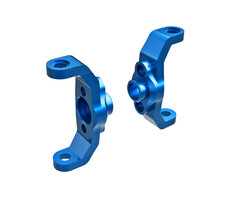 Traxxas 9733-BLUE - Caster blocks, 6061-T6 aluminum (blue-anodized) (left & right), TRX-4MT™ & TRX-4M™, 1979 Chevrolet® K10 Monster Truck