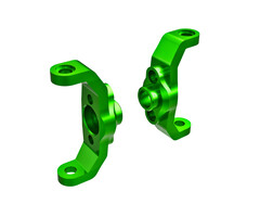 Traxxas 9733-GRN - Caster blocks, 6061-T6 aluminum (green-anodized) (left & right), TRX-4MT™ & TRX-4M™, 1979 Chevrolet® K10 Monster Truck