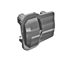 Traxxas 9787-GRAY - Axle cover, 6061-T6 aluminum (gray-anodized) (2)/ 1.6x12mm BCS (with threadlock) (8)