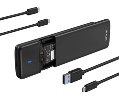 M.2-ENCLOSURE - MOKiN M.2 NVMe SATA SSD Enclosure Reader Tool-Free, NVMe PCIe SSD to USB C Adapter Reader Case