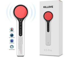 T01 - Aroeally Hidden Camera Detector - Camera Detector, Hidden Device GPS Detector, Bug Detector, Camera Detector for Hotels, Travel, Office, 5 Levels Sensitivity (Black)