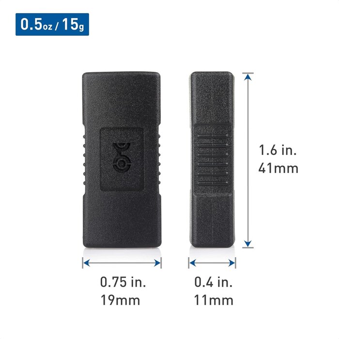 USB-COUPLER - Cable Matters - USB 3.0 Coupler USB Female to Female Adapter Gender Changer