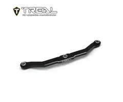 TREAL TR-AFSL-CNC-BLK/SLVR - TREAL TRX-4M Front Steering Link, Aluminum 7075 CNC Machined Upgrades for 1/18 TRX4M TRX4MT