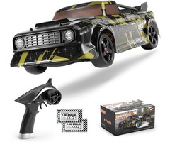 HAIBOXING DRIFTTEN-2196 - HAIBOXING DriftTen 1/18 Scale RTR Drift RC Car 28 KM/H High Speed with Gyro, 2.4 Ghz Electric Vehicle RTR 4X4 Remote Control Cars Drifting Race Toys for Adults Boys Girls Kids Gifts with Two Batteries