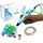 SCRIB-PEN-P1 - SCRIB3D P1 3D Printing Pen with Display - Includes 3D Pen, 3 Starter Colors of PLA Filament, Stencil Book + Project Guide, and Charger