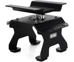 INJORA TOOL-63 - INJORA Aluminum 80g RC Car Stand with Shock Holder for 1/24 1/18 RC Crawler Upgrade (Black)