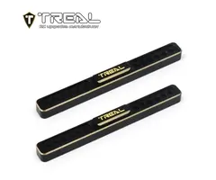 TREAL TR-BBB-CNC - TREAL Brass Boulder Bars CNC Machined Weight Upgrdes for 1/18 TRX4M Defender Bronco