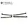 TR-BLL-BLK/GLD - TREAL Brass Lower Links Set (4pcs) Lower Chassis 4-Links Upgrades Compatible with TRX4M Defender Bronco