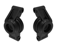 Traxxas 10752-BLK - Carriers, Stub Axle (rear) (left & right) Black, Mini Maxx®