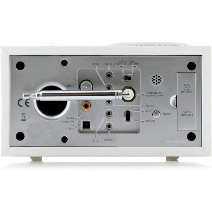 FM-ANT-MULTI - Ancable Indoor FM Telescopic Radio Antenna 75 Ohm F Type Male Plug Connector with Adapter for Table Top Radio HiFi AV Stereo Receiver Mini System