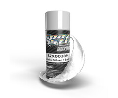 Spaz Stix SZX00309 - Metallic Silver/"Candy" Backer, Aerosol Paint, 3.5oz Can
