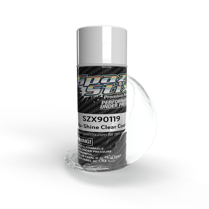 Spaz Stix SZX90119 - No-Shine Exterior Matte Finish Clear Coat, 3.5oz Aerosol Can