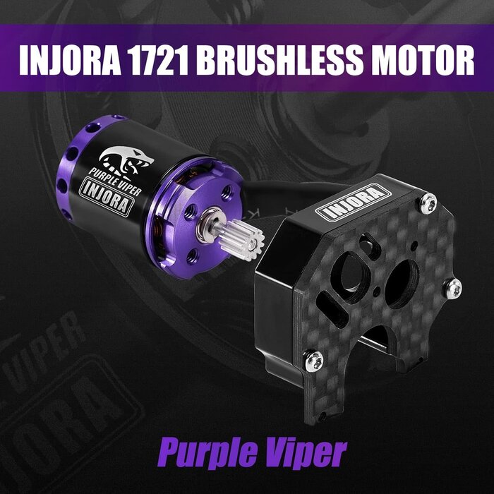 INJORA MBL32G2-INM18 - INJORA MBL32 G2 Waterproof Brushless ESC & 2204 Fat Viper Motor for 1/24 SCX24