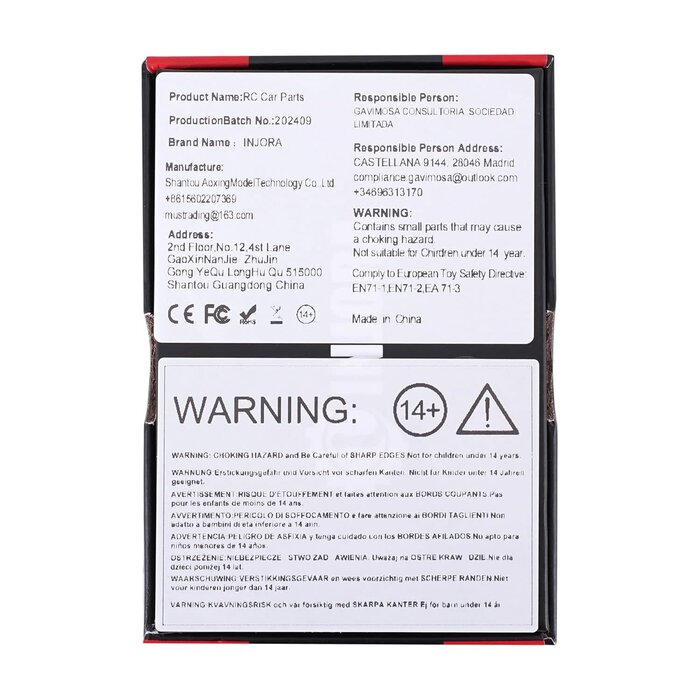 INJORA MBL32G2-INM18 - INJORA MBL32 G2 Waterproof Brushless ESC & 2204 Fat Viper Motor for 1/24 SCX24