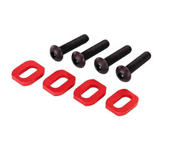 Traxxas 7759R - Red Aluminum Motor Mount Washers (4)