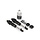 7462-GRAY - 1/10 Gray Composite XX-Long GTR Shocks (2)