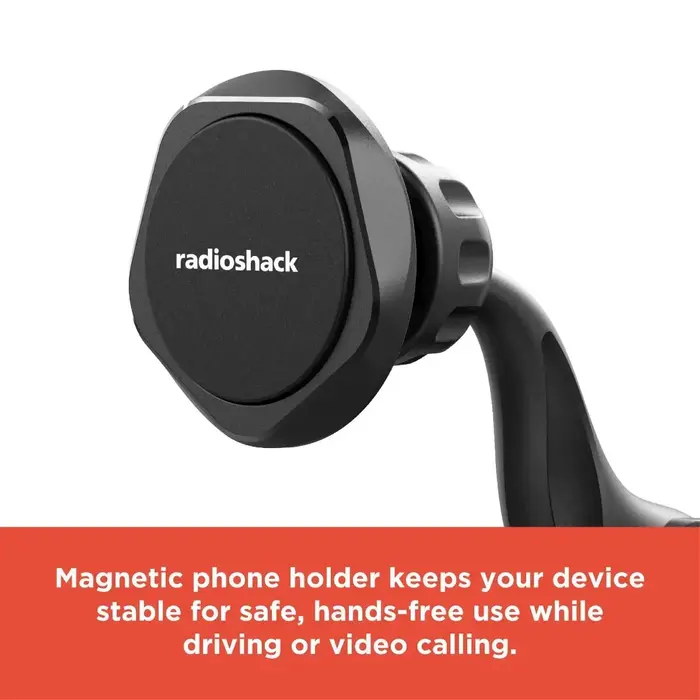 RadioShack 2604750 - RadioShack Magnetic Phone Holder, 360-Degree Rotation