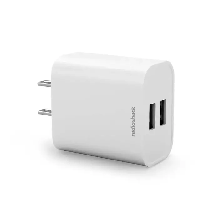 RadioShack 2605163 - RadioShack 3.4A, 17W, Dual USB-A Port Wall Charger