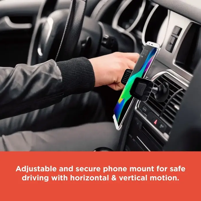 RadioShack 2604751 - RadioShack Car Fan Phone Holder, 360-Degree Rotation