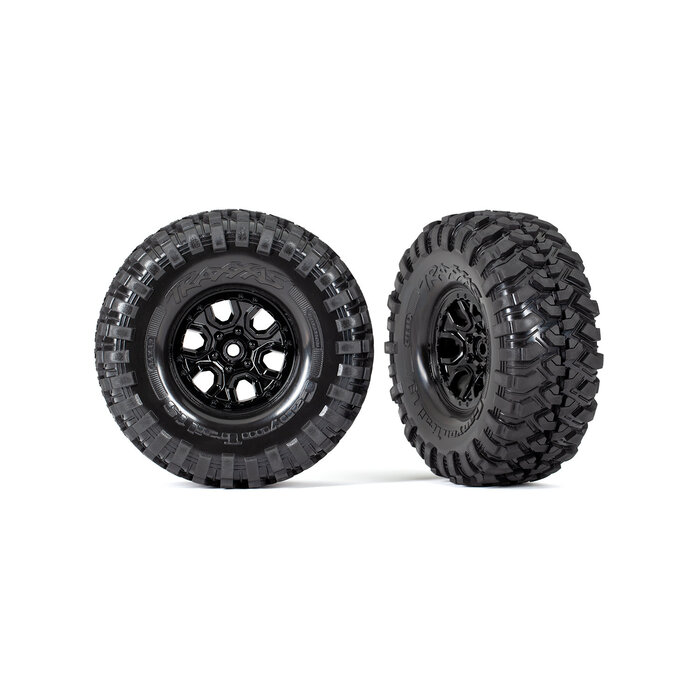 Traxxas 9272 - 1.9" TRX-4 Ford Bronco Wheels & Canyon RT Tires (2)