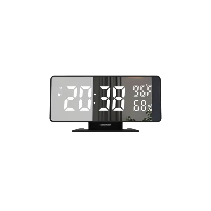 RadioShack 6301719 - RadioShack LED Clock with Dual Display Modes and Comprehensive Climate Display
