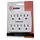 6100825 - RadioShack 6-Outlet Power Strip, White