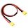 XT60/M-XT60/F - RIIEYOCA XT60 Male to XT60 Female Connector with 0.5m 12AWG Silicon Wire for RC Lipo Battery FPV Drone