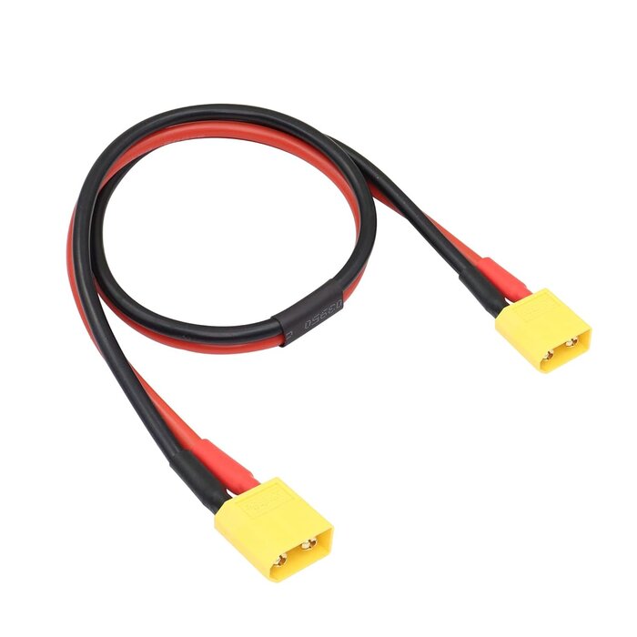 XT60/M-XT60/M - RIIEYOCA XT60 Male to XT60 Male Connector with 0.5M 12AWG Silicon Wire for RC Lipo Battery FPV Drone