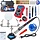 KEPIOG-15-IN-1-KIT - KEPIOG Soldering Iron Kit, 80W Electric Solder Iron, Adjustable Temperature (180°C- 500°C, With Multimeter, Magnifier Welding Helping Hand, Heat shrink tubing, Solder Wire, Desoldering Pump