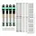 SCX24-27GN-4 - INJORA 43mm Aluminum Threaded Double Barrel Shocks Dampers for Axial SCX24, Green