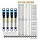 SCX24-27BL-4 - INJORA 43mm Aluminum Threaded Double Barrel Shocks Dampers for Axial SCX24, Blue