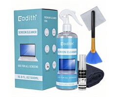 Cadith SCRN-SPRAY-8OZ - Cadith 17.9 OZ Screen Cleaner Spray Cadith Touchscreen Cleaning Kit for TV Screen, Computer, Laptop, Phone, Ipad - Electronic Cleaner with Blush