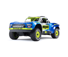 Arrma ARA2104T2 - 1/16 MOJAVE GROM 4X4 RTR Brushed Desert Truck (Battery & Charger Included), Blue/White